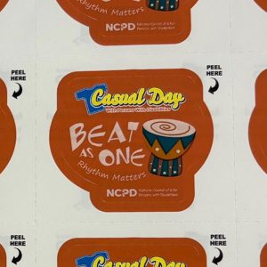 Casual Day Physical Sticker - Beat As One